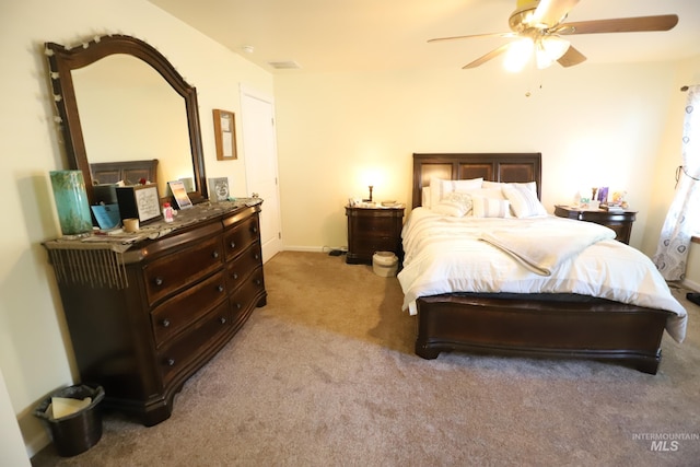 810 Pine St, Filer, ID 83328 - bedroom featuring carpet floors and a ceiling fan