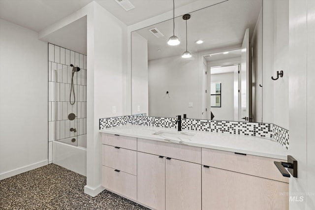 3928 E Haystack St Unit 2-208, Boise, ID 83716 - bathroom with vanity,  shower combination, and baseboards