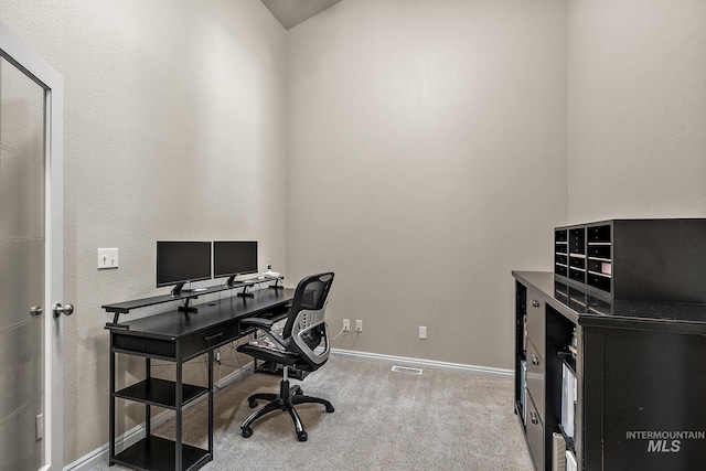 3401 S Murlo Way, Meridian, ID 83642 - office area with carpet flooring and baseboards
