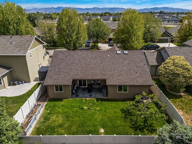 3401 S Murlo Way, Meridian, ID 83642 - aerial view of residential area with mountains