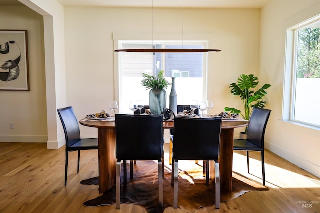 1038 E Fleetwood Ct, Boise, ID 83706 - dining room featuring wood finished floors and baseboards
