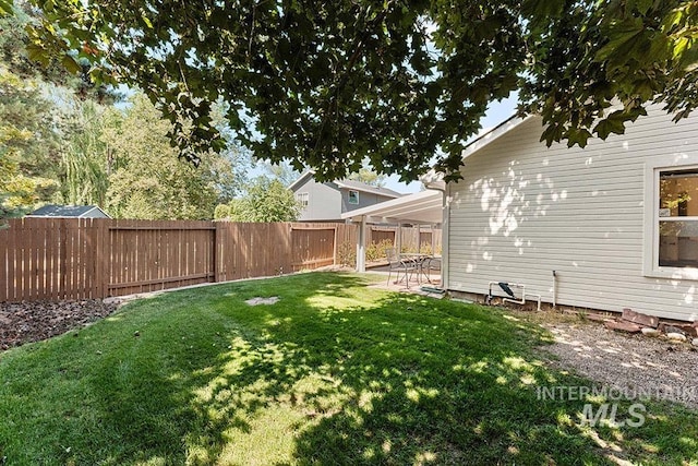 1545 N Ellington Way, Eagle, ID 83616 - view of yard with a patio