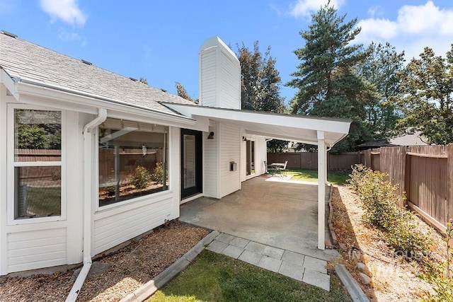 1545 N Ellington Way, Eagle, ID 83616 - fenced backyard with a patio