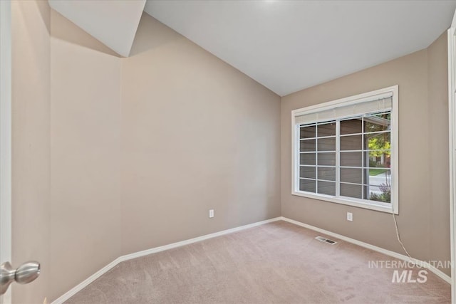 11909 W Patrina Dr, Boise, ID 83713 - carpeted spare room featuring lofted ceiling and baseboards