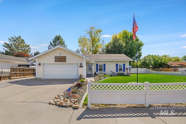 914 Aspenwood Ln, Twin Falls, ID 83301 - ranch-style house with a garage and concrete driveway