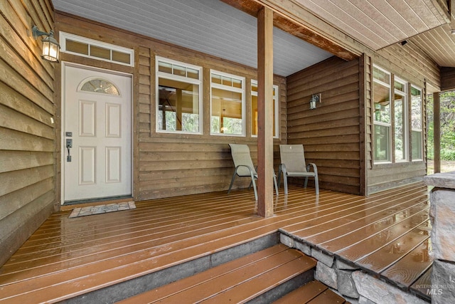 14199 Franklin Rd, Mccall, ID 83638 - doorway to property featuring a porch