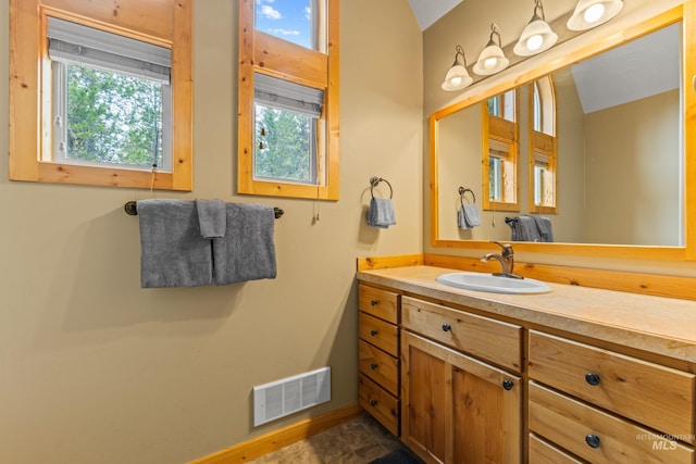 14199 Franklin Rd, Mccall, ID 83638 - bathroom featuring vanity and baseboards