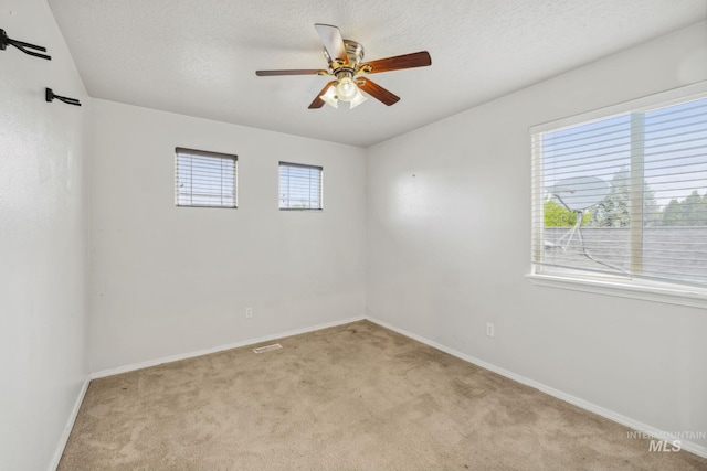 5101 Barkley Way, Caldwell, ID 83607 - carpeted empty room with a ceiling fan, baseboards, and a textured ceiling