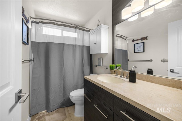 8096 E Jacob, Nampa, ID 83687 - bathroom with vanity, tile patterned floors, and a shower with shower curtain