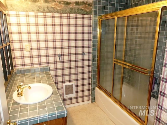 2597 Price Valley Rd, New Meadows, ID 83654 - full bath with bath / shower combo with glass door and vanity