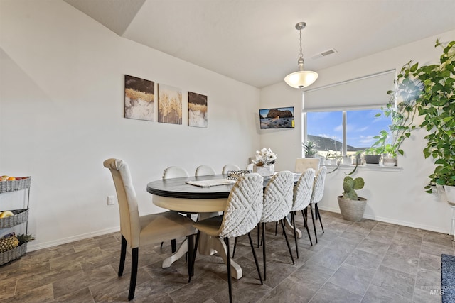 view of dining room