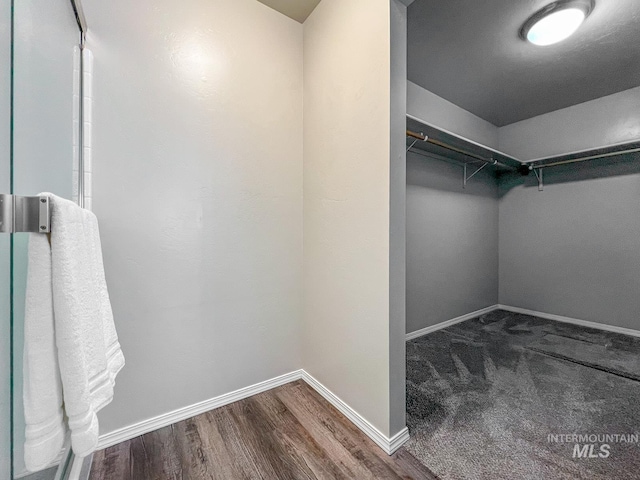 811 Pronghorn Dr, Twin Falls, ID 83301 - spacious closet featuring wood finished floors