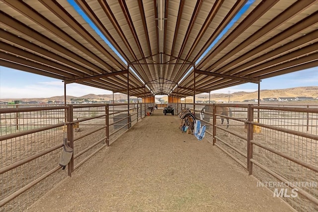 8749 W Suttle Lake Dr, Boise, ID 83714 - view of stable featuring a mountain view