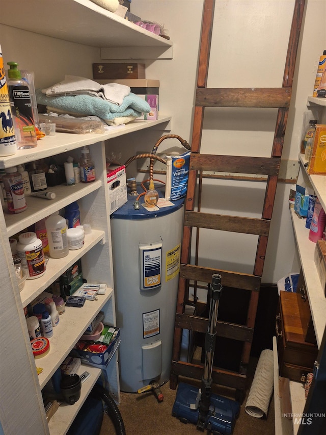 802 Foster Ave, Cottonwood, ID 83522 - storage area with electric water heater