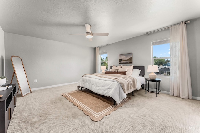 973 S Nautilus Ave, Boise, ID 83709 - carpeted bedroom with a ceiling fan and a textured ceiling