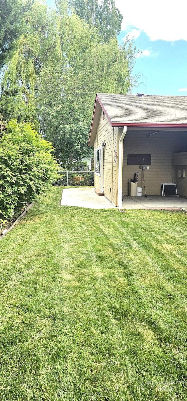 5720 N Oasis, Garden City, ID 83714 - view of grassy yard featuring a patio area