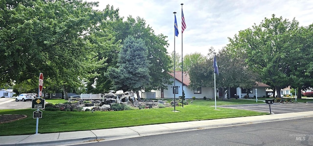 5720 N Oasis, Garden City, ID 83714 - view of front of house featuring a front lawn