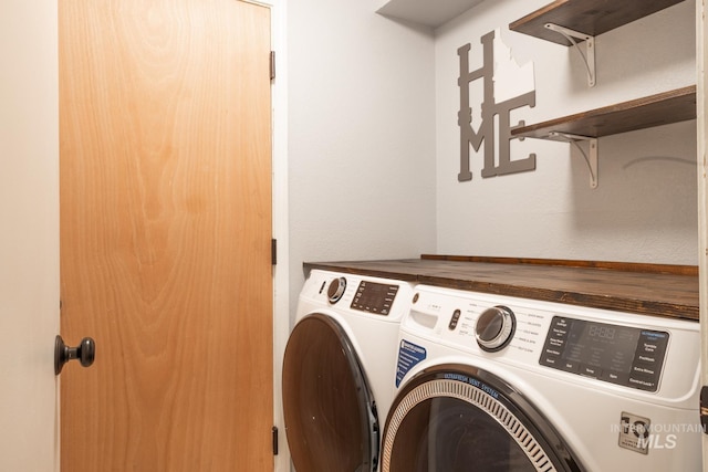 3929 N Shamrock Ave, Boise, ID 83713 - laundry room featuring separate washer and dryer