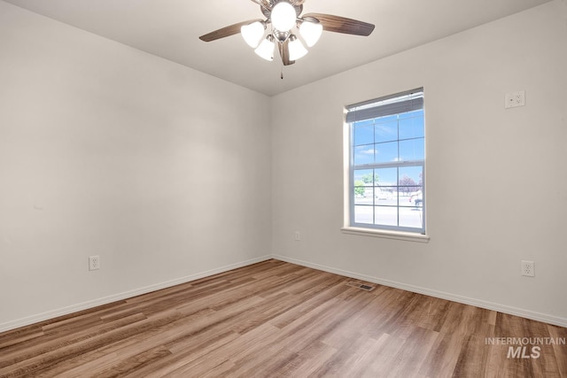 1522 Dana St, Twin Falls, ID 83301 - spare room with light wood-type flooring and ceiling fan