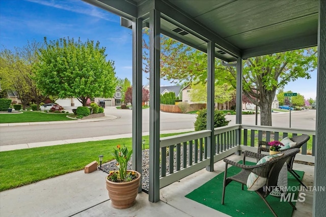 10450 W Antietam St, Boise, ID 83709 - view of patio featuring covered porch