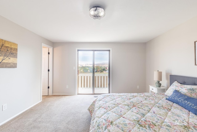 5696 N Kriscliffe, Boise, ID 83704 - carpeted bedroom with access to exterior and baseboards