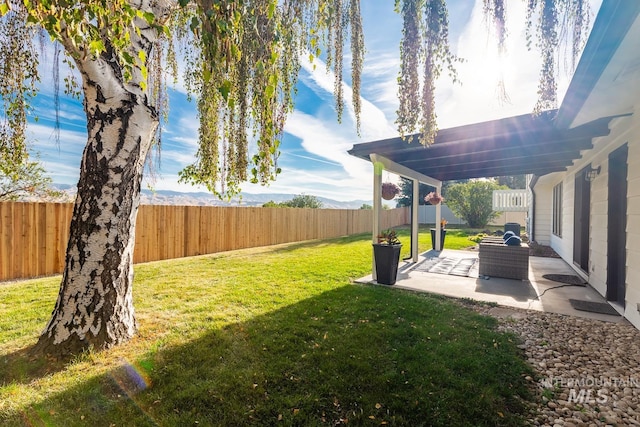 5696 N Kriscliffe, Boise, ID 83704 - view of yard with a patio area
