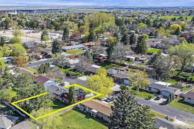 827 Alturas Dr N, Twin Falls, ID 83301 - drone / aerial view with a residential view