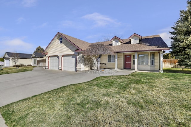 2563 Paintbrush Dr, Twin Falls, ID 83301 - view of front of property with driveway, an attached garage, and roof with shingles