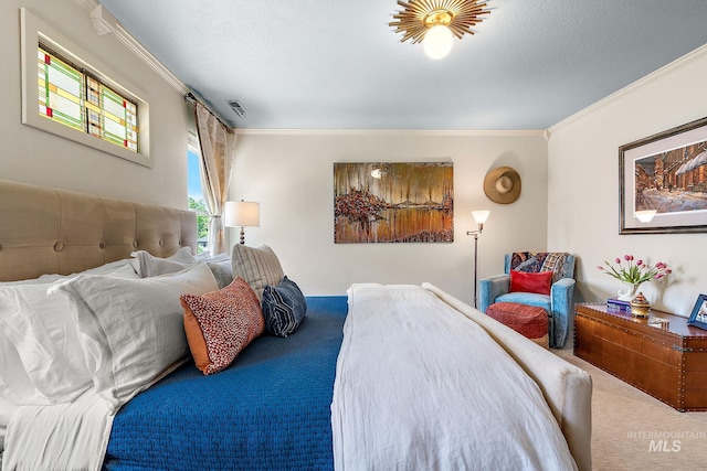 998 E Shadow Creek Ln, Eagle, ID 83616 - bedroom featuring crown molding and carpet