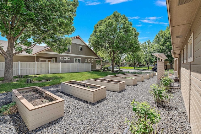 998 E Shadow Creek Ln, Eagle, ID 83616 - view of yard featuring a garden and fence
