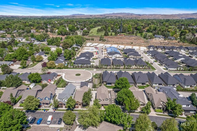 998 E Shadow Creek Ln, Eagle, ID 83616 - aerial perspective of suburban area featuring a mountain backdrop