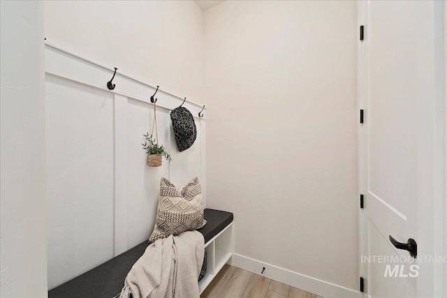 6356 S Cubola Way, Meridian, ID 83642 - mudroom featuring light wood-style flooring and baseboards