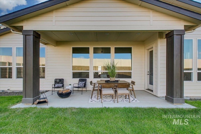 6356 S Cubola Way, Meridian, ID 83642 - view of patio
