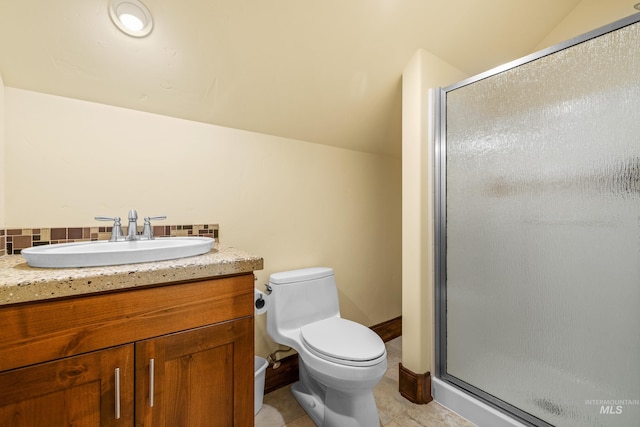 278 Elk Lake Rd, New Meadows, ID 83654 - bathroom with a stall shower and vanity