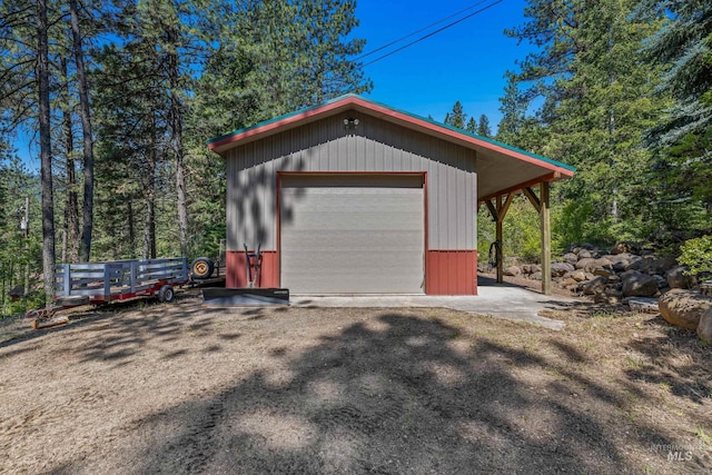 278 Elk Lake Rd, New Meadows, ID 83654 - view of detached garage