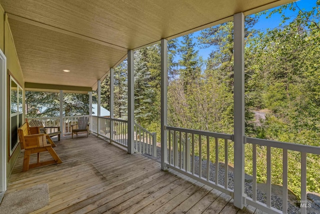 278 Elk Lake Rd, New Meadows, ID 83654 - view of unfurnished sunroom