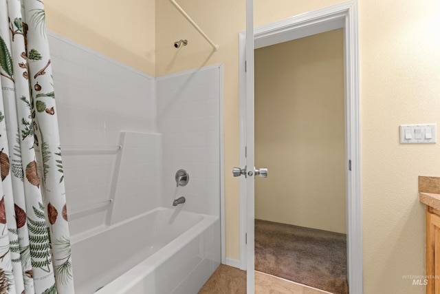 278 Elk Lake Rd, New Meadows, ID 83654 - bathroom featuring shower / bath combo and vanity