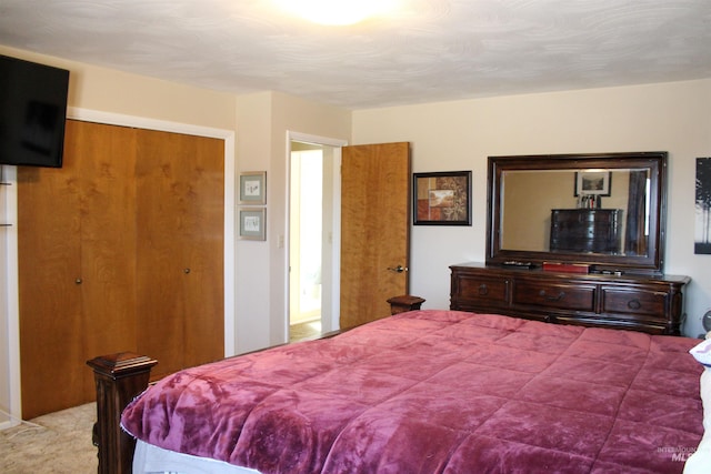 bedroom with carpet flooring