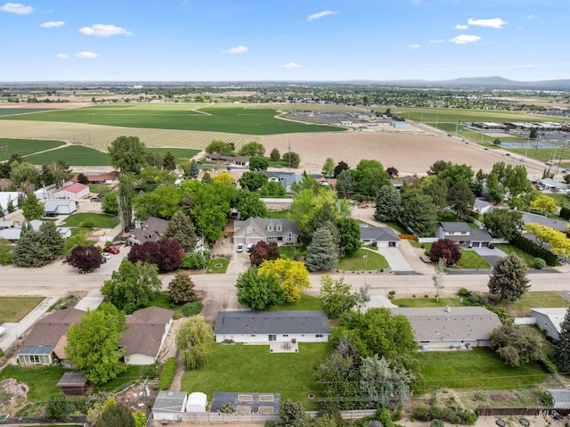 aerial perspective of suburban area