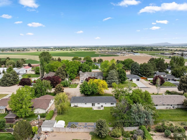 aerial perspective of suburban area
