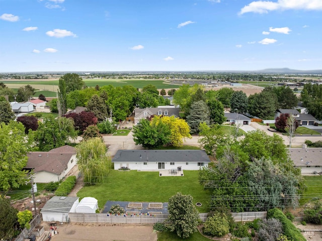 aerial perspective of suburban area