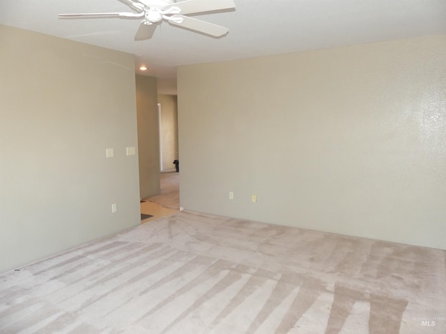 3213 5th St Unit A, Lewiston, ID 83501 - carpeted spare room with a ceiling fan