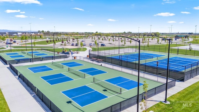 2349 E Valensole St, Meridian, ID 83642 - view of home's community with a tennis court and fence