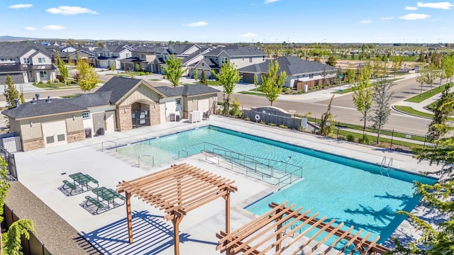 2349 E Valensole St, Meridian, ID 83642 - community pool featuring fence and a residential view
