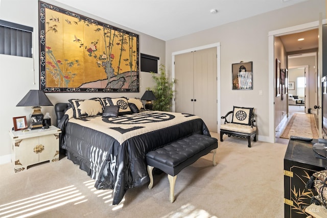 2468 E Lodge Trail Dr, Meridian, ID 83642 - bedroom with carpet flooring, a closet, and baseboards