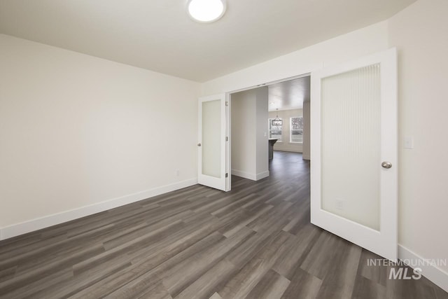 TBD Drum Ln Lot 3A, Parma, ID 83660 - unfurnished room featuring dark wood-style flooring and baseboards