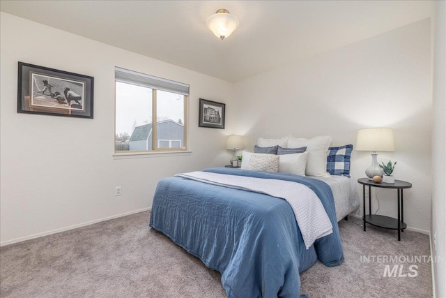 bedroom featuring carpet flooring