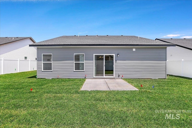 1275 Terra Ave, Twin Falls, ID 83301 - rear view of house featuring a patio and a shingled roof