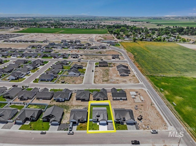 1275 Terra Ave, Twin Falls, ID 83301 - aerial view of residential area featuring property parcel outlined