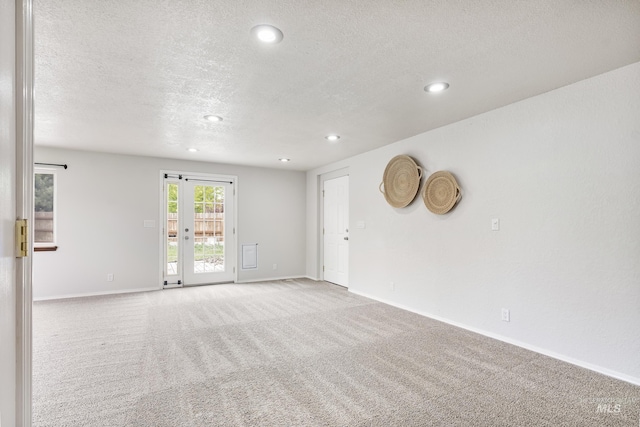 5457 S Oseola Pl, Boise, ID 83709 - carpeted empty room with recessed lighting, a textured ceiling, and baseboards